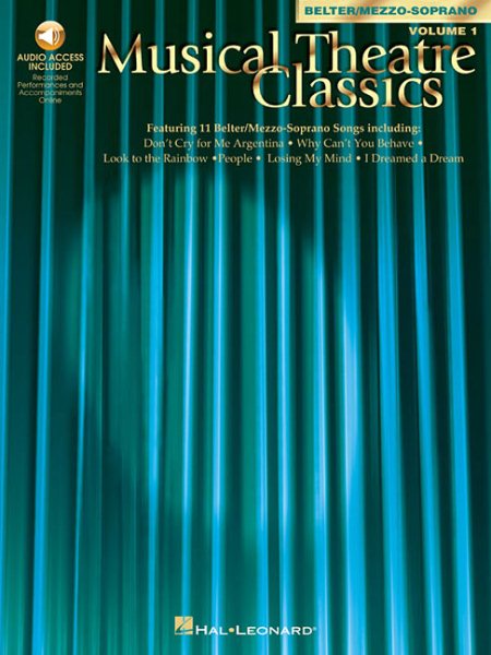 Musical Theatre Classics: Mezzo-Soprano/Belter, Volume 1 cover