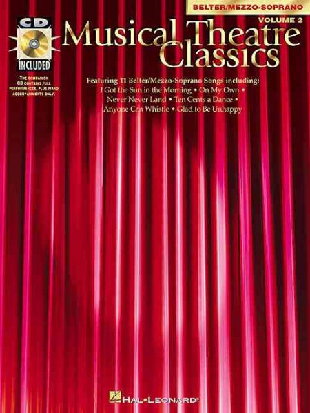 Musical Theatre Classics: Mezzo-Soprano/Belter, Volume 2 (Piano-Vocal Series) cover