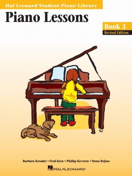 Piano Lessons Book 3 Edition: Hal Leonard Student Piano Library cover