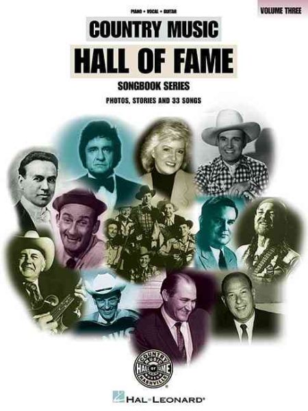 Country Music Hall of Fame - Volume 3 (Songbook Series) cover