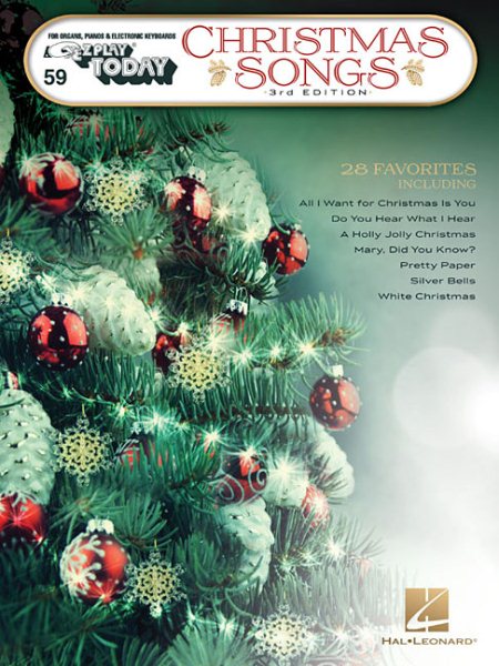 Christmas Songs: E-Z Play Today Volume 59 cover