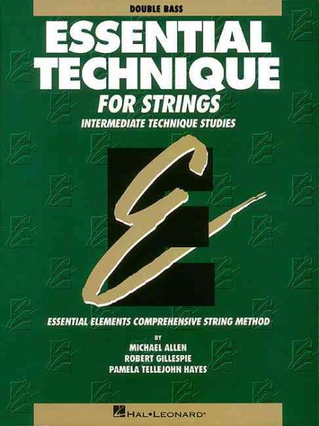 Essential Technique for Strings - Double Bass: Intermediate Technique Studies cover