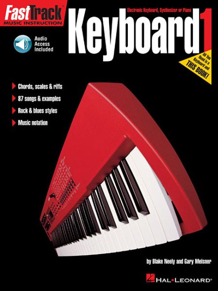 FastTrack Music Instruction - Keyboard, Book 1 (Fasttrack Series) cover