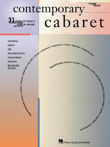 Contemporary Cabaret: 31 Songs in Today's Repertoire Sung by Major Artists cover