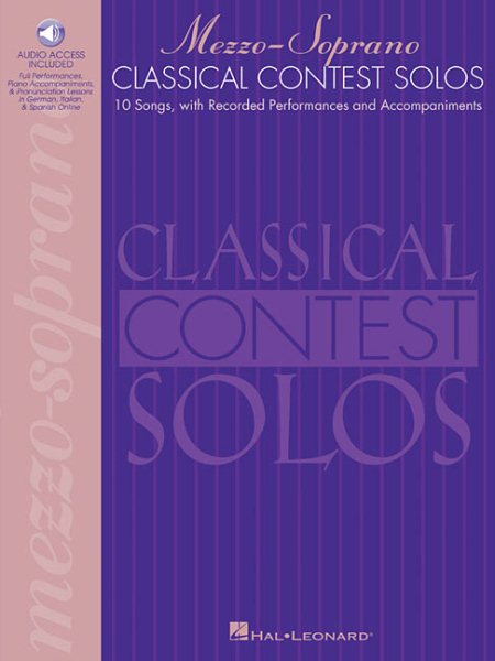 Classical Contest Solos - Mezzo-Soprano cover