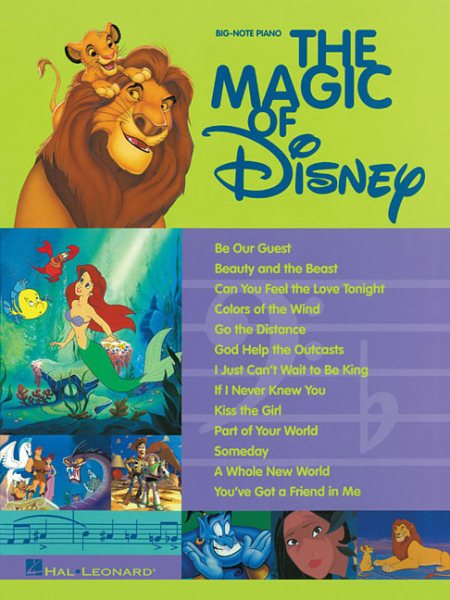 The Magic of Disney (Big-Note Piano) cover