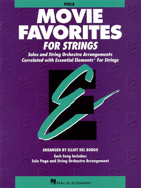 Essential Elements Movie Favorites for Strings: Viola (Essential Elements for Strings) cover