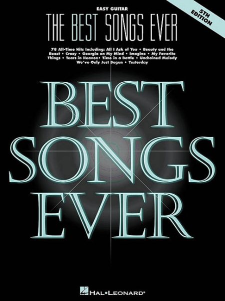 The Best Songs Ever - 5th Edition: Easy Guitar cover