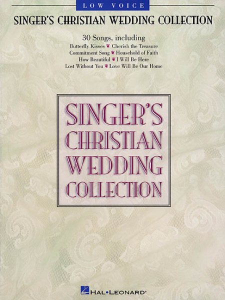 Singer's Christian Wedding Collection: Low Voice cover