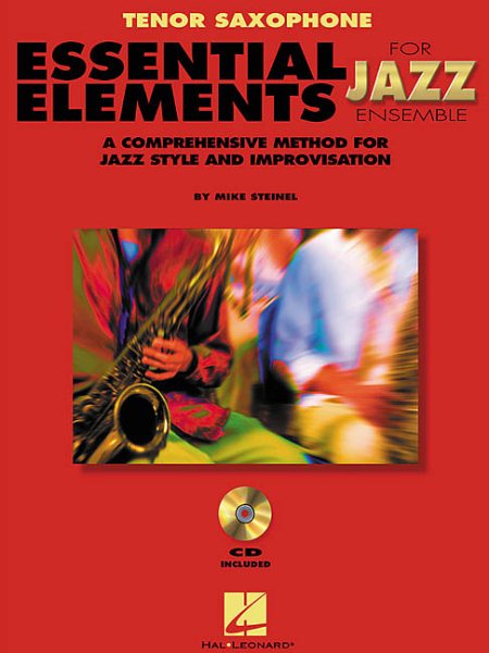 Essential  Elements For Jazz  Tenor Sax Bk/2CDs cover