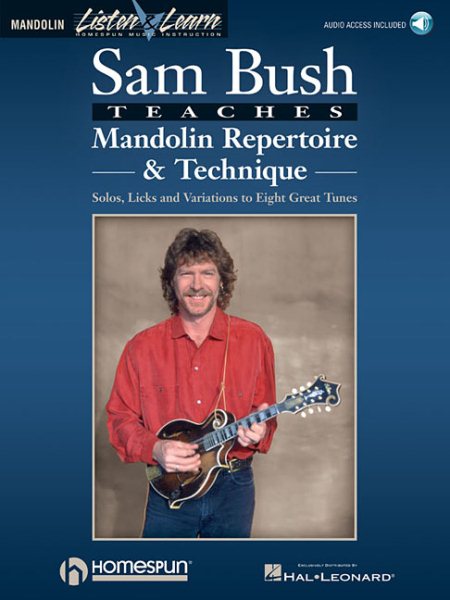 Sam Bush Teaches Mandolin Repertoire & Technique (Listen & Learn) cover