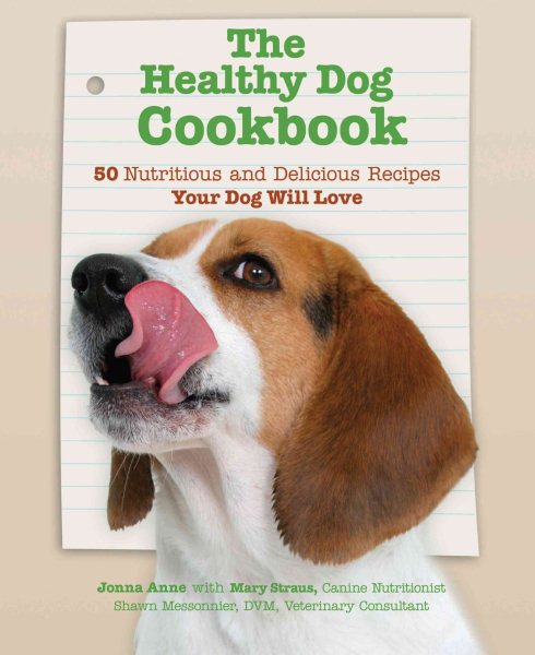 The Healthy Dog Cookbook: 50 Nutritious & Delicious Recipes Your Dog Will Love cover