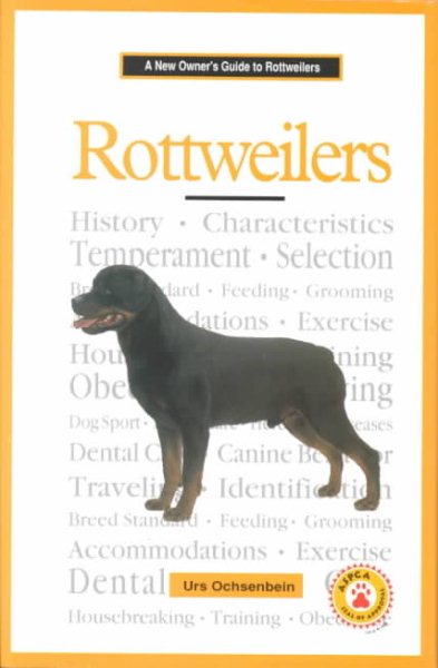 A New Owner's Guide to Rottweilers (JG Dog) cover