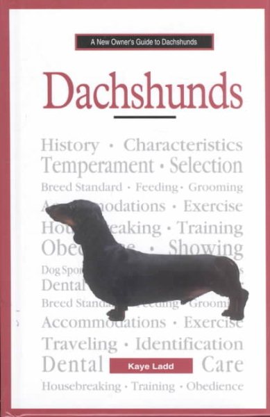 A New Owner's Guide to Dachshunds (JG Dog) cover