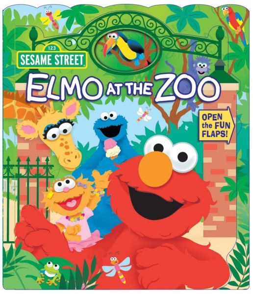 Sesame Street: Elmo at the Zoo (1) (Open Door Book) cover