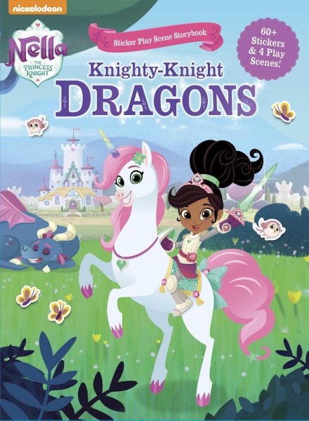 Nella the Princess Knight: Knighty-Knight Dragons (Panorama Sticker Storybook) cover