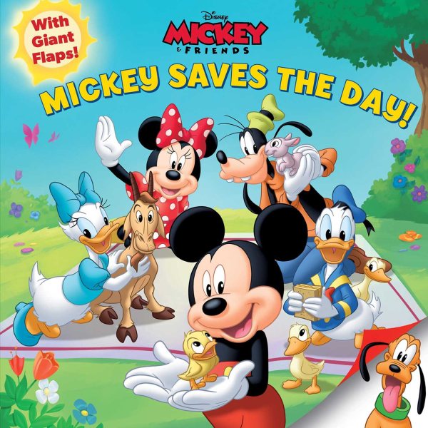 Disney Mickey Saves the Day! (8x8 with Flaps) cover
