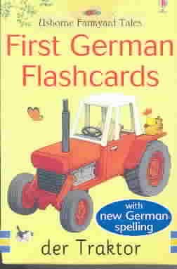 First German Flashcards (Farmyard Tales First Words Flashcards) (German Edition) cover