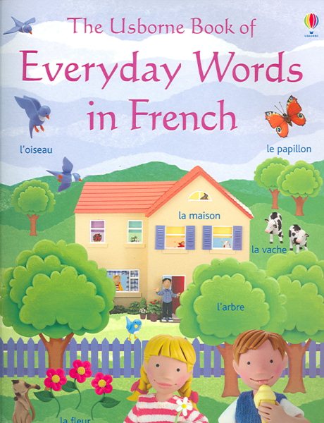 The Usborne Book of Everyday Words in French (French Edition) cover