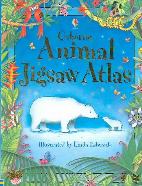 Animal Jigsaw Puzzle Atlas Book cover