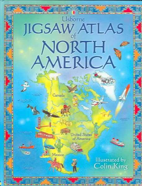 Jigsaw Atlas of North America (Luxury Jigsaw Books) cover