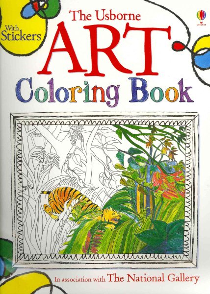 The Usborne Art Coloring Book (Coloring Books) cover
