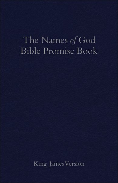 The KJV Names of God Bible Promise Book, Blue Imitation Leather cover