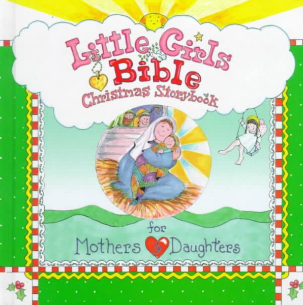 Little Girls Bible Christmas Storybook cover