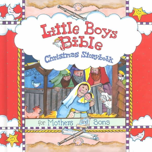 Little Boys Bible Christmas Storybook cover
