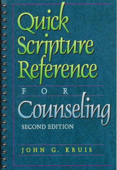 Quick Scripture Reference for Counseling cover