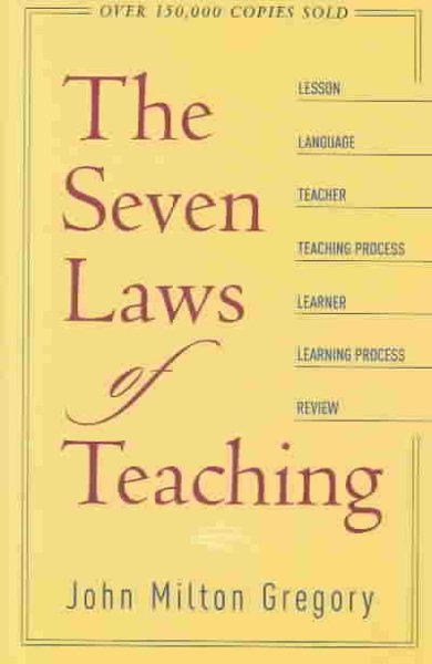 The Seven Laws of Teaching cover