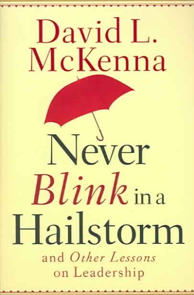 Never Blink In A Hailstorm And Other Lessons On Leadership cover