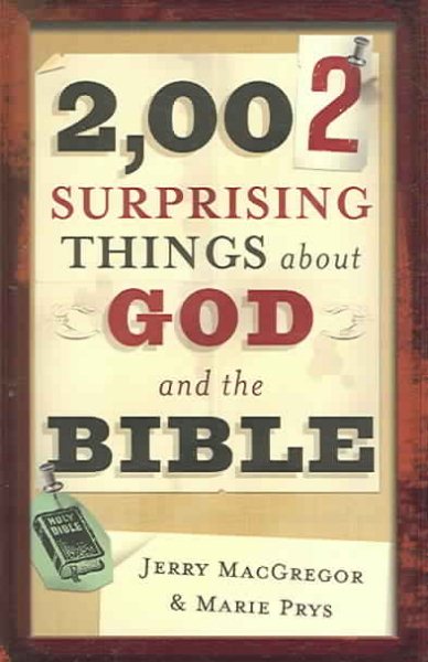 2,002 Surprising Things about God and the Bible cover