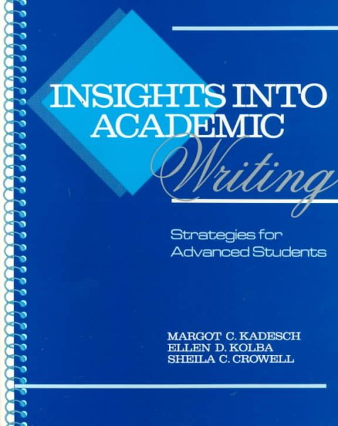 Insights into Academic Writing: Strategies for Advanced Students cover