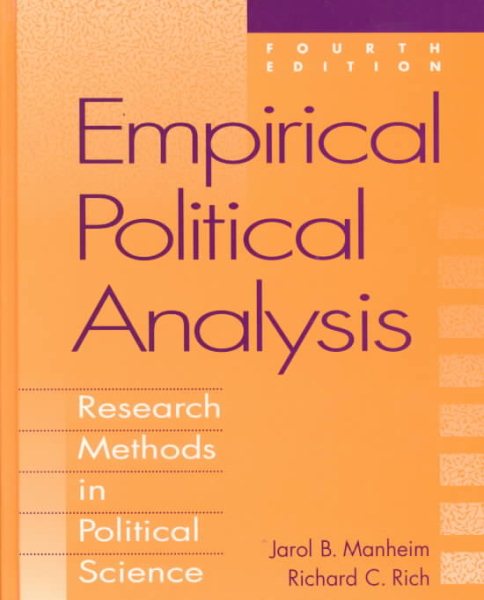 Empirical Political Analysis: Research Methods in Political Science cover