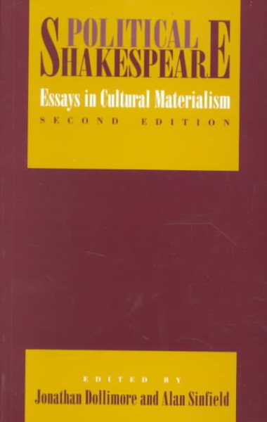 Political Shakespeare: Essays in Cultural Materialism cover