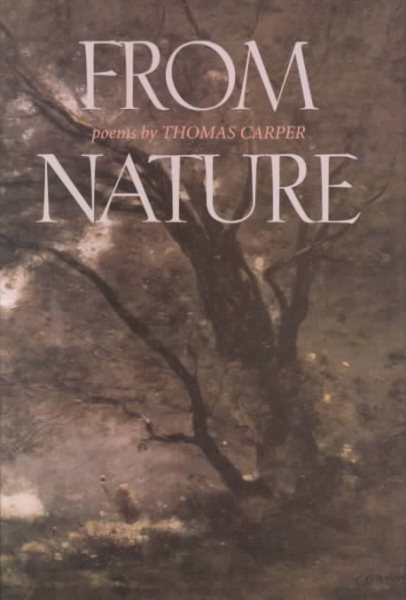 From Nature (Johns Hopkins: Poetry and Fiction) cover