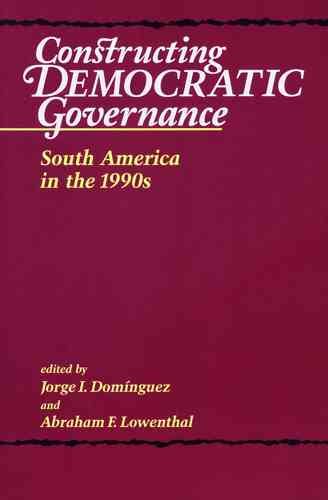 Constructing Democratic Governance: South America (Volume 2) cover