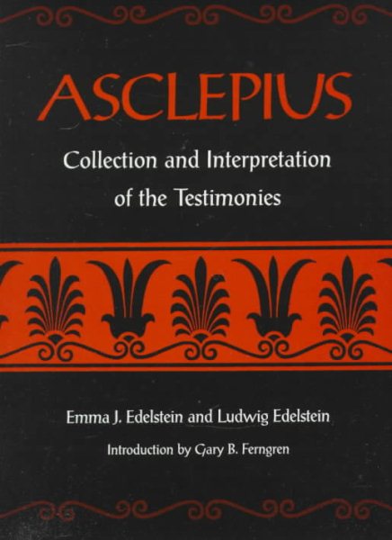 Asclepius: Collection and Interpretation of the Testimonies cover