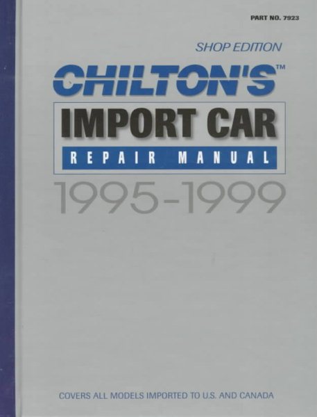 Import Car Repair Manual 1995-1999 cover
