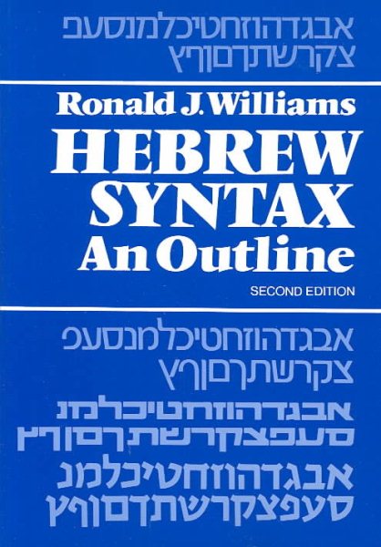 Hebrew Syntax cover