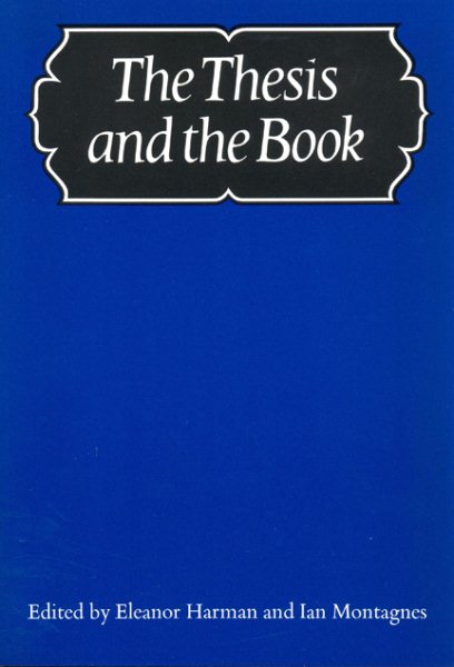The Thesis and the Book cover