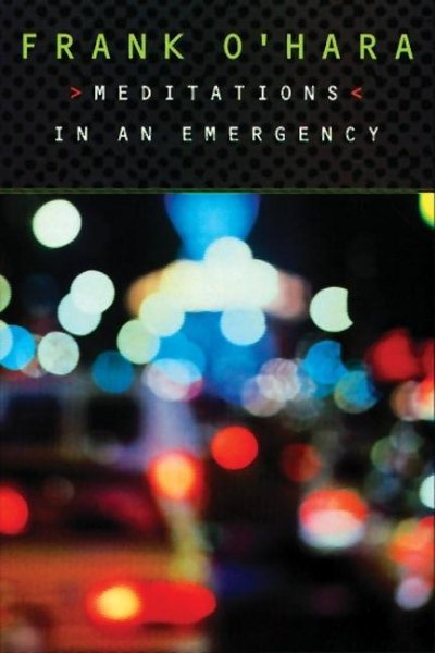 Meditations in an Emergency cover