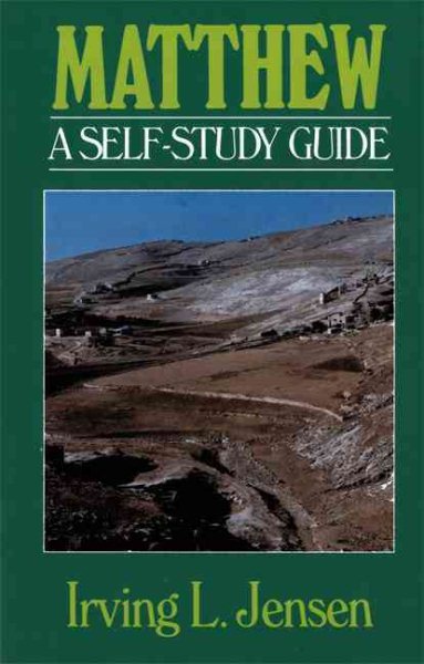 Matthew- Jensen Bible Self Study Guide (Jensen Bible Self-Study Guide Series) cover