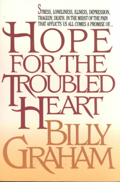 Hope for the Troubled Heart (Walker Large Print Books) cover