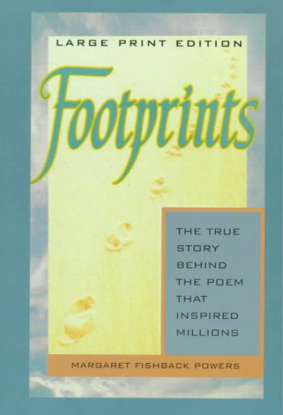 Footprints: The Story Behind the Poem That Inspired Millions (Walker Large Print Books) cover