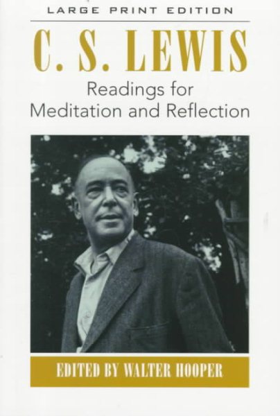 Readings for Meditation and Reflection (Walker Large Print Books) cover