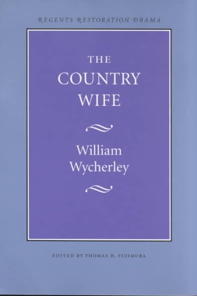 The Country Wife (Regents Restoration Drama) cover
