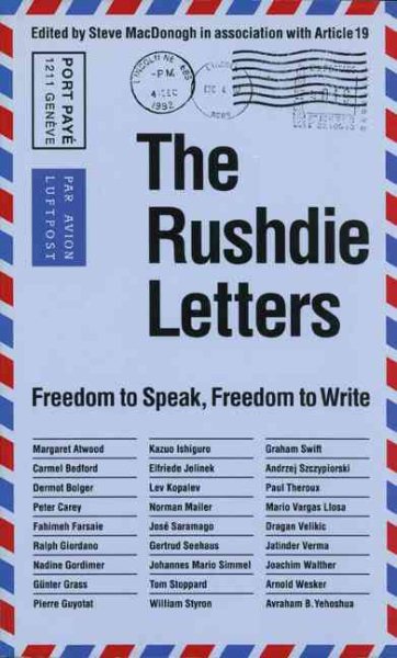 The Rushdie Letters: Freedom to Speak, Freedom to Write (Stages) cover