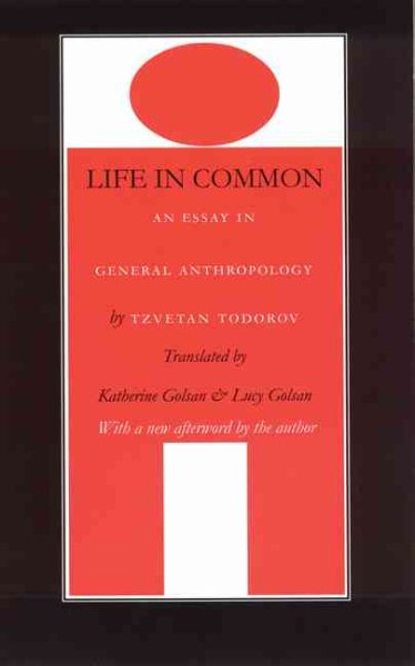 Life in Common: An Essay in General Anthropology (European Horizons) cover